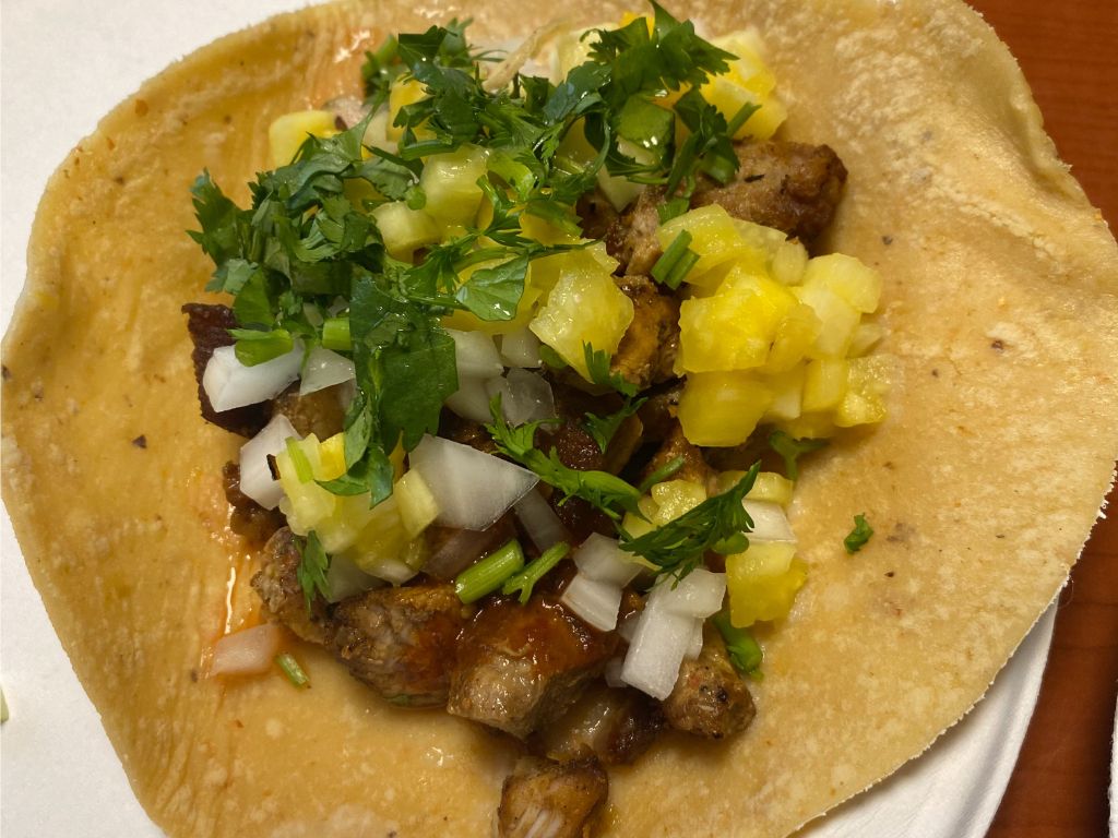 Pork Tacos.