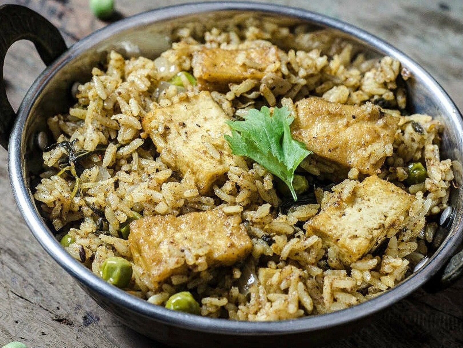 Gongura Paneer Biryani.