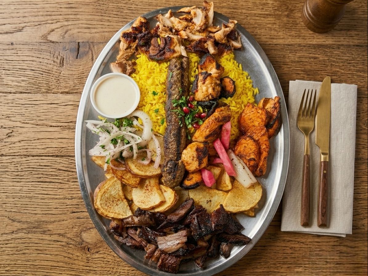 Levant Sampler Plate.