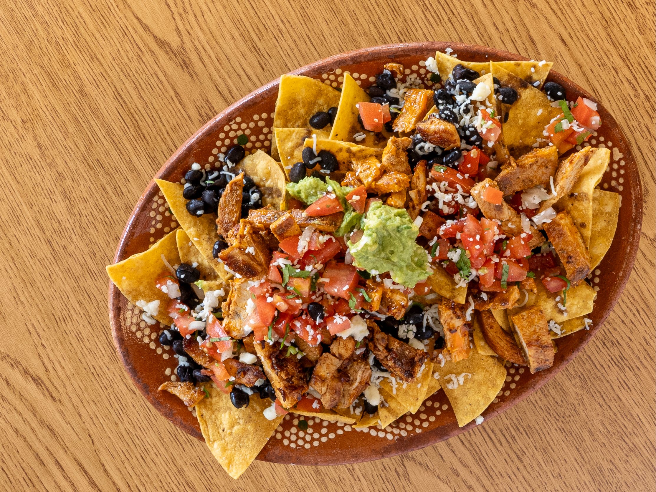 Choriqueso Nachos.