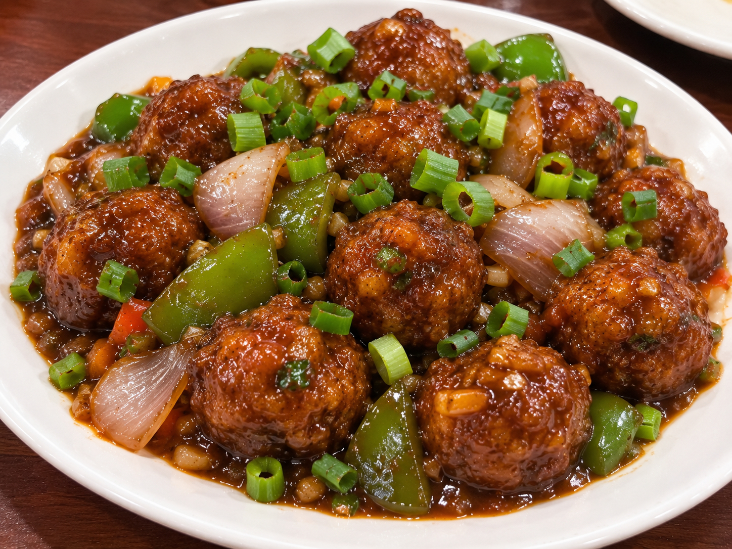 Veg Ball Manchurian.
