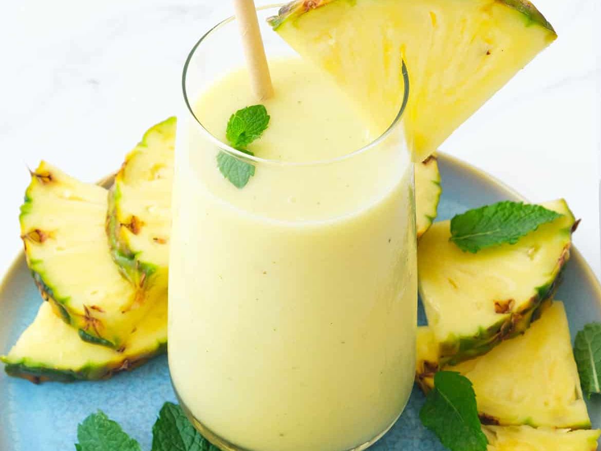 Pineapple and Banana Smoothie.