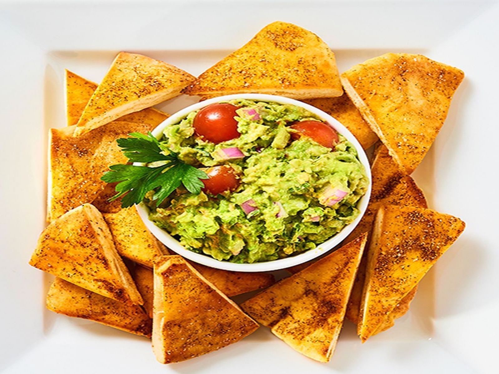 Guacamole & Pita Chips.
