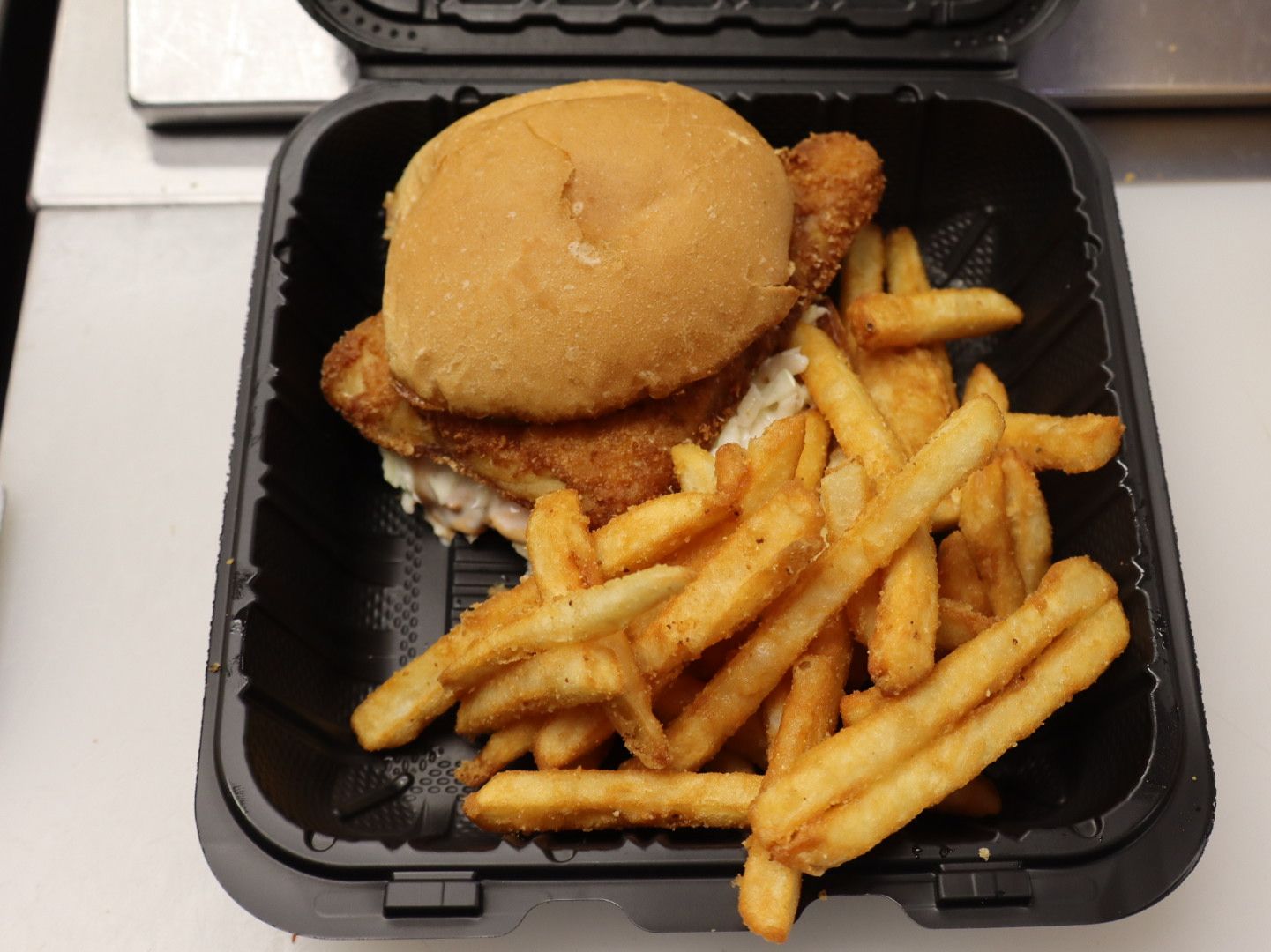 Fried whiting fish Sandwich