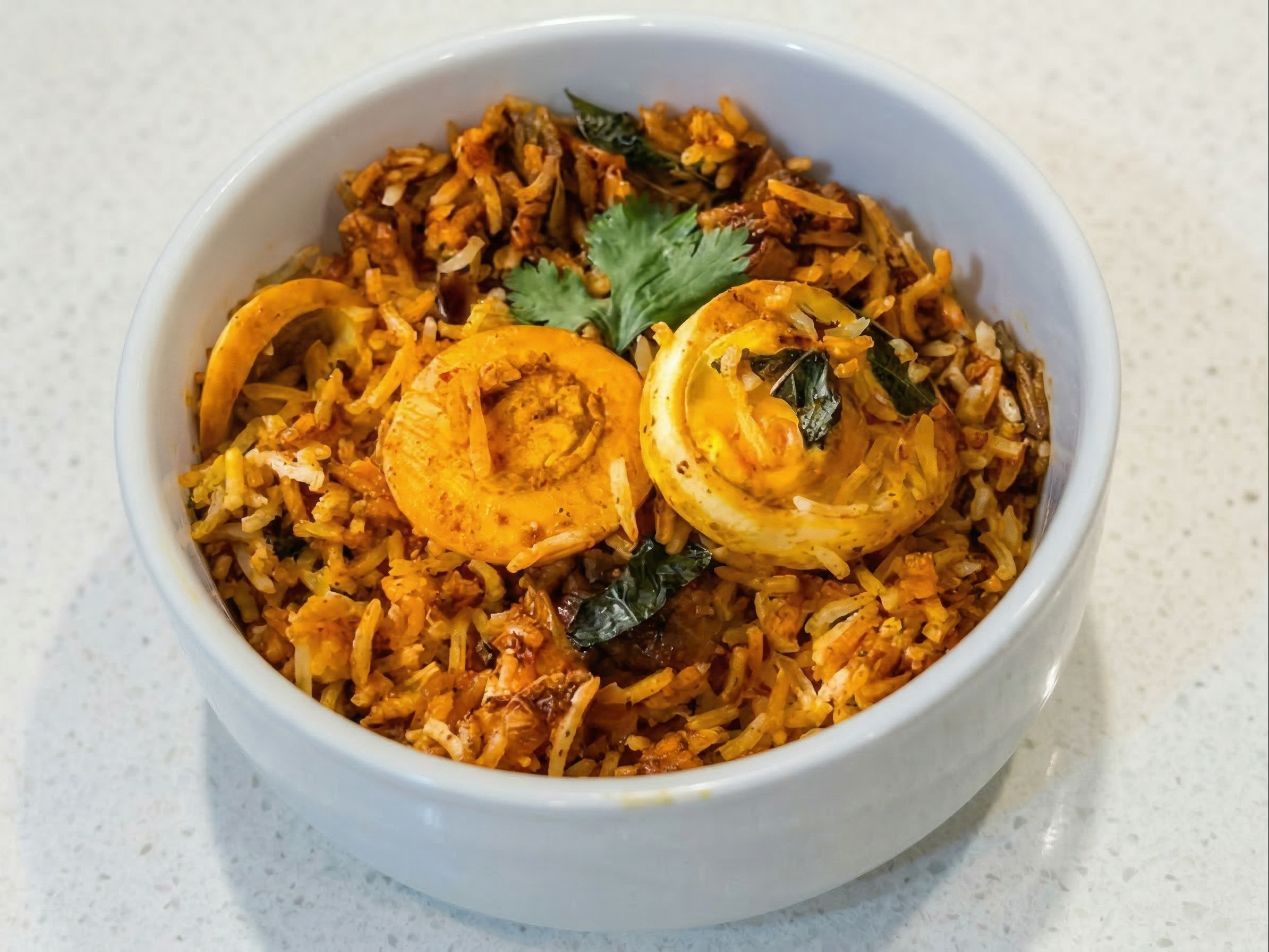 Egg Biryani.