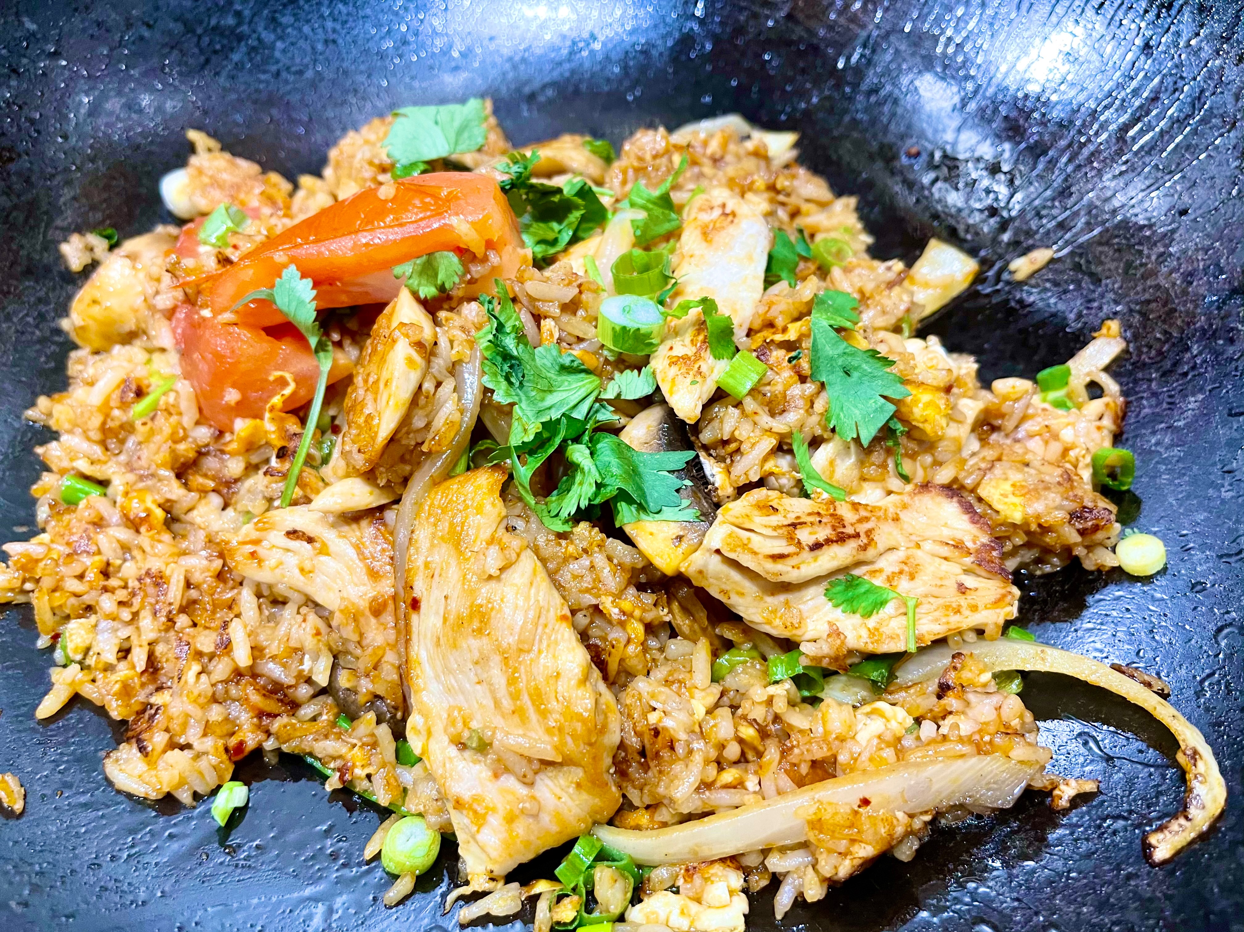 Tomyum Fried Rice ข้าวผัดต้มยำ.