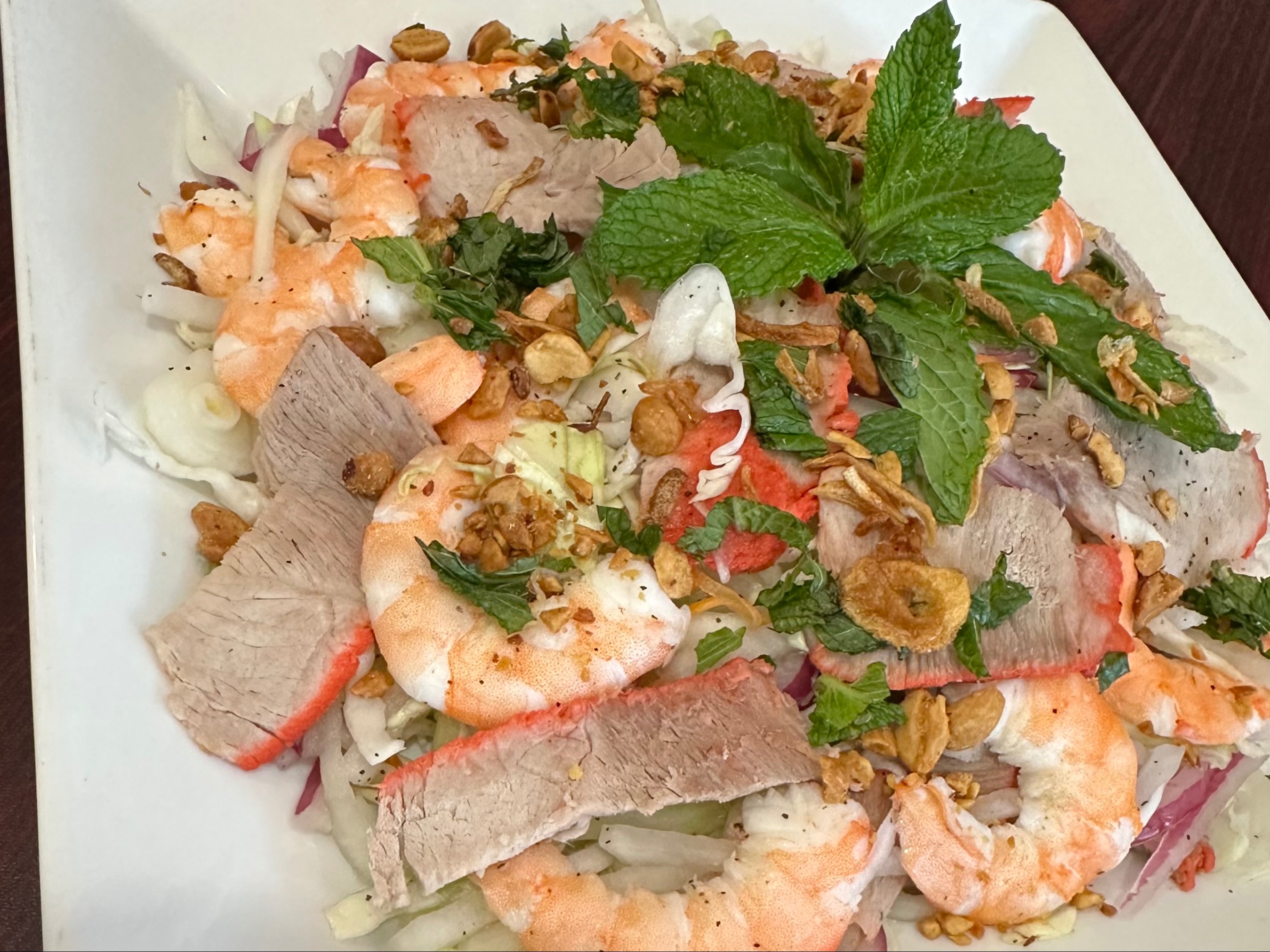 Shrimp and Pork Salad.
