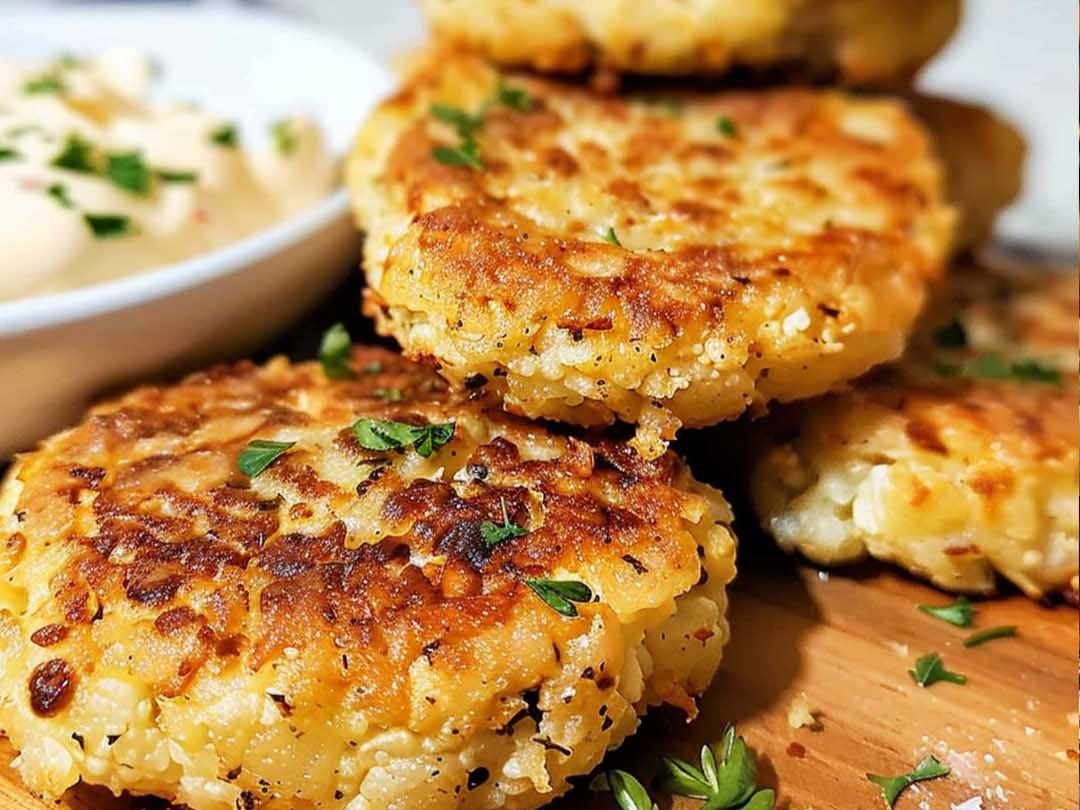 Cauliflower Quinoa Pattie.
