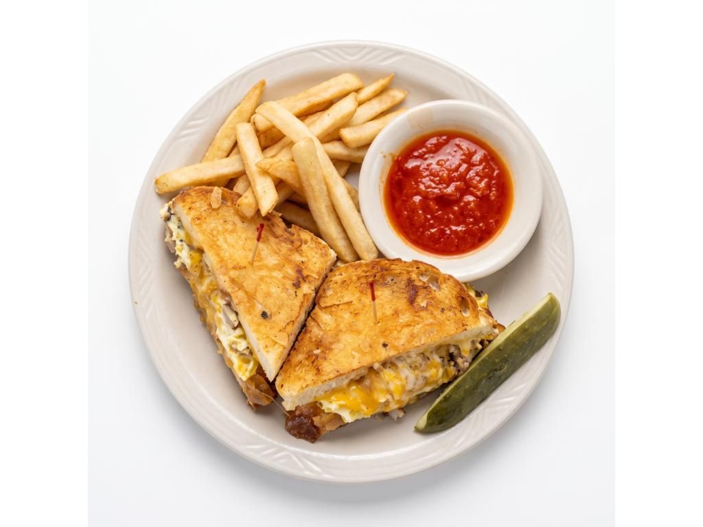 >>Breakfast Melt Sandwich