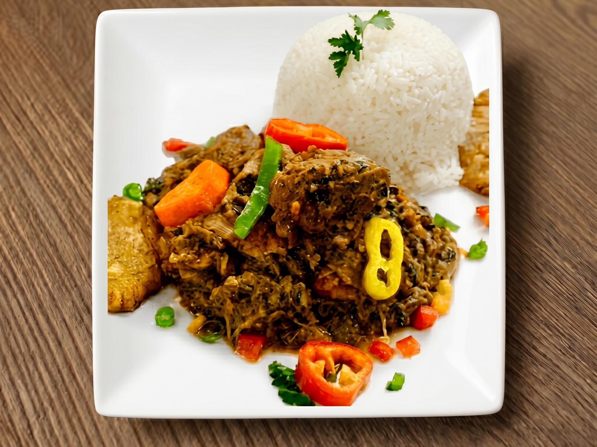 Lg. Legume With Pork (2 Sides).