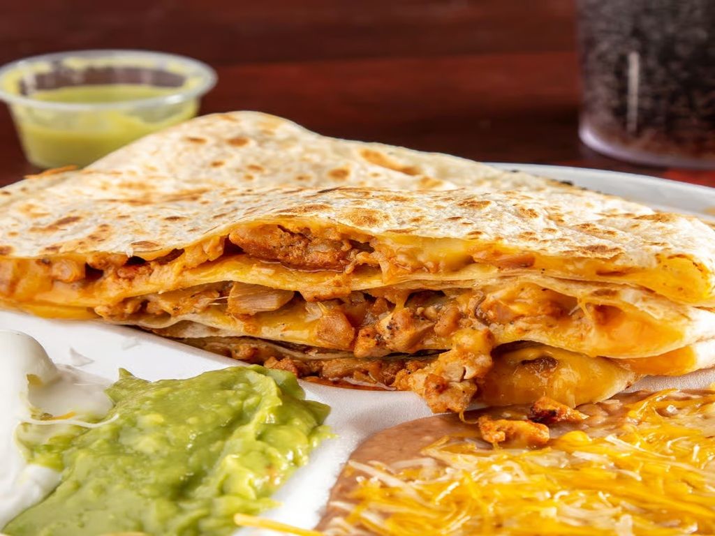 Pollo Asado Quesadilla.