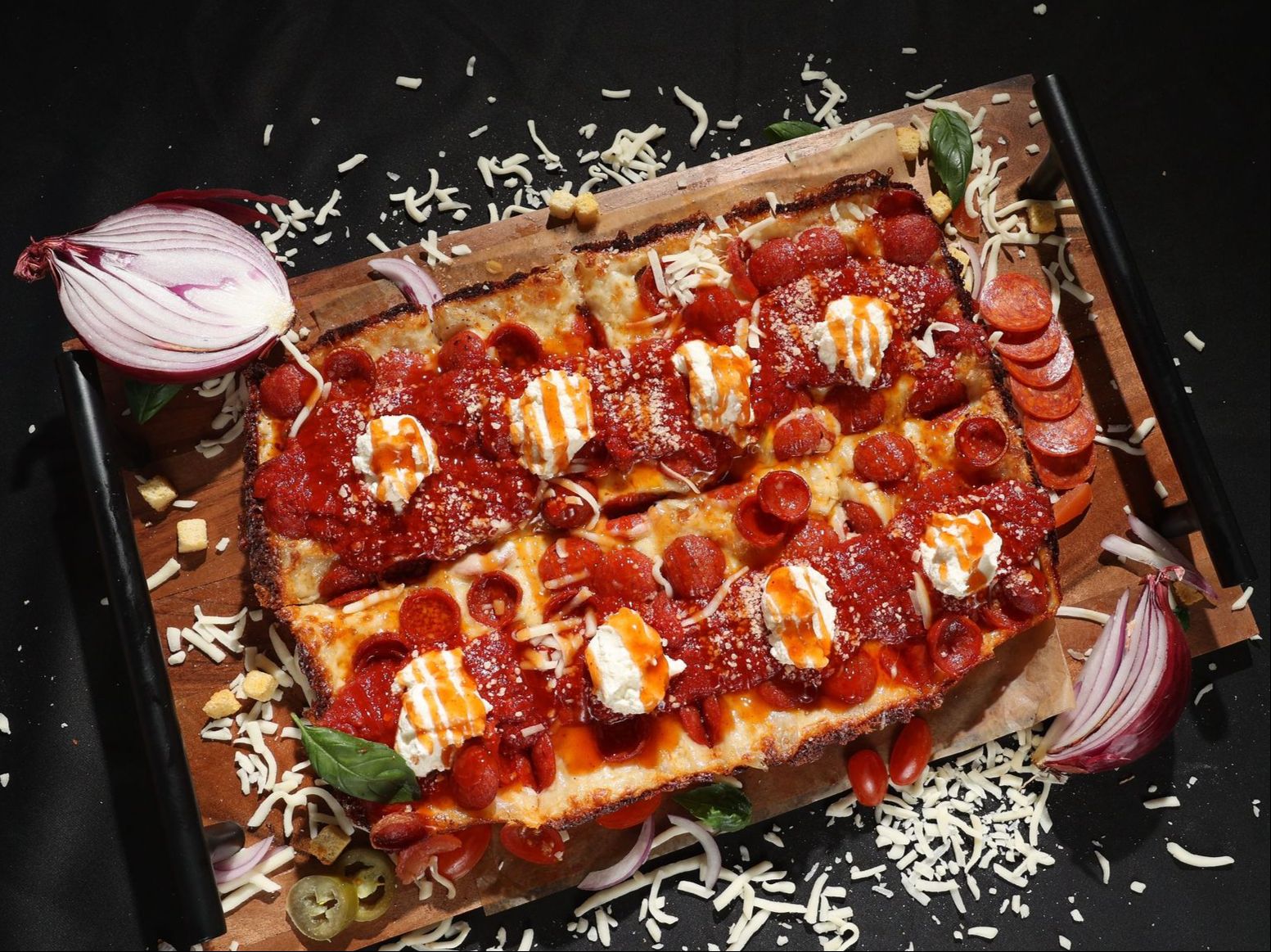 Hot Honey Pepperoni Lg.