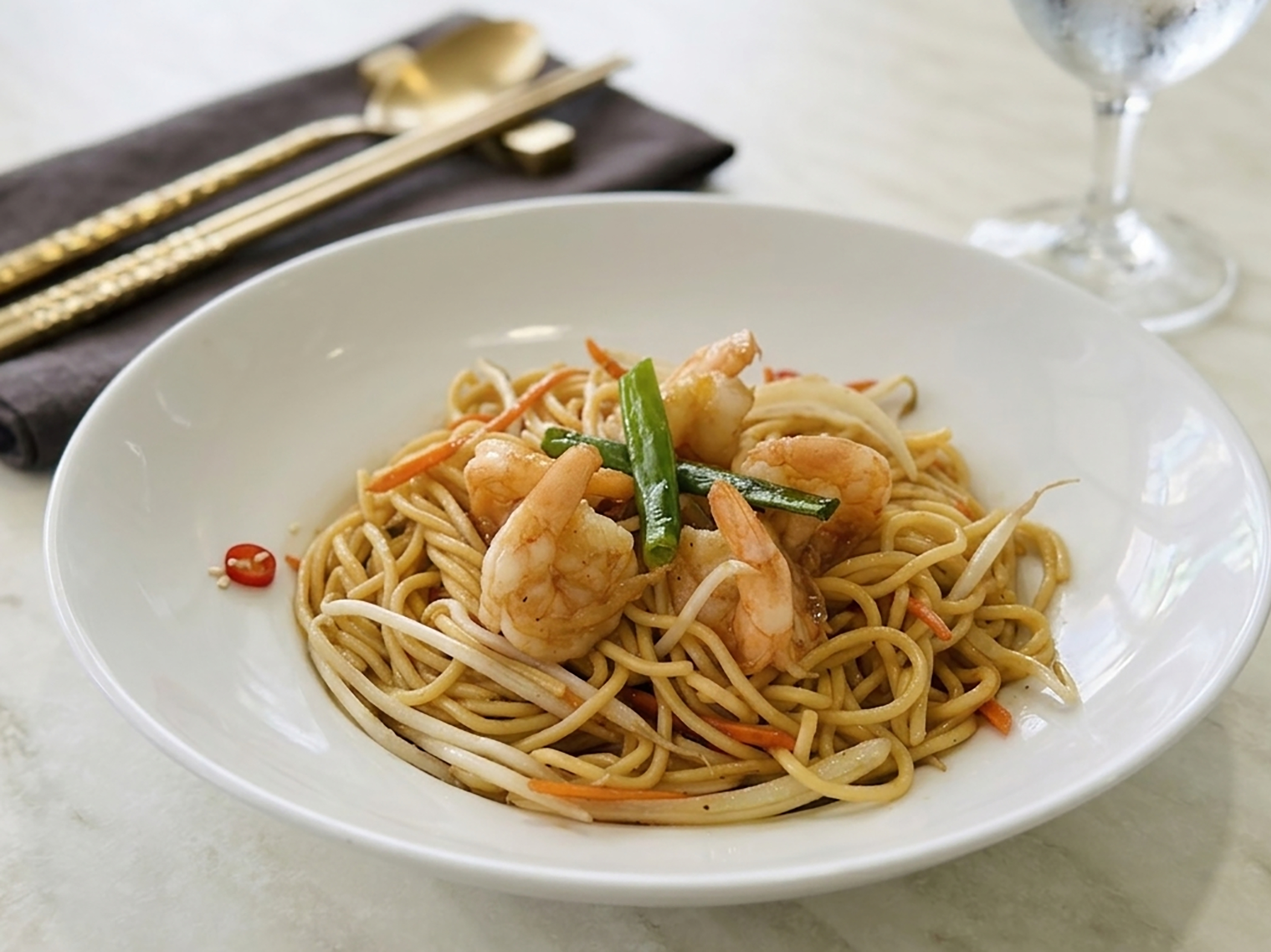 L2. Shrimp Lo-Mein Stir-Fry.