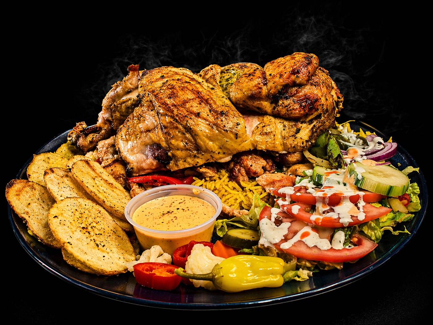 Whole Rotisserie Chicken Entree.