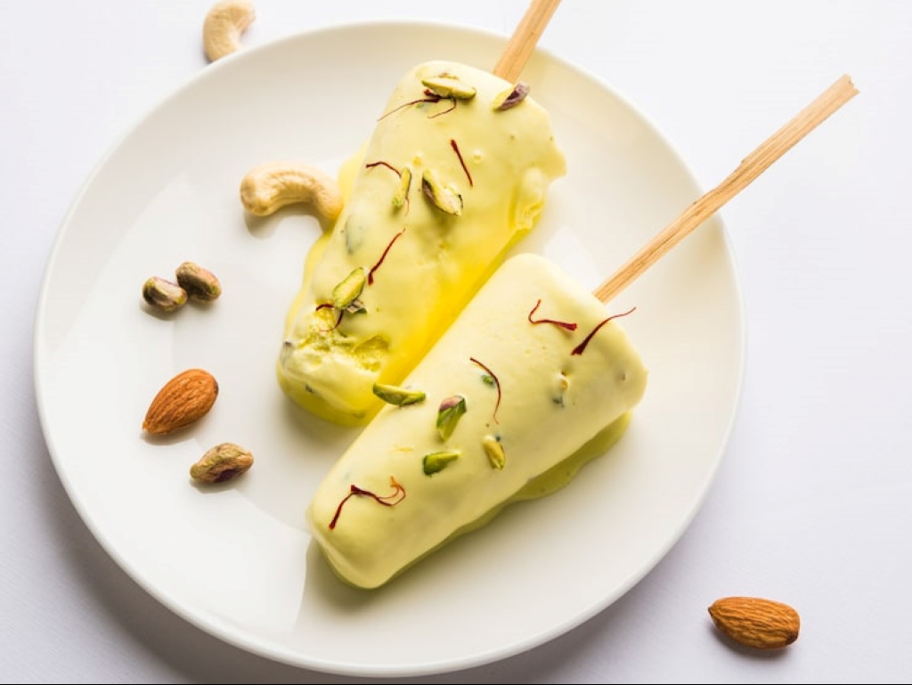 Almond Kulfi.