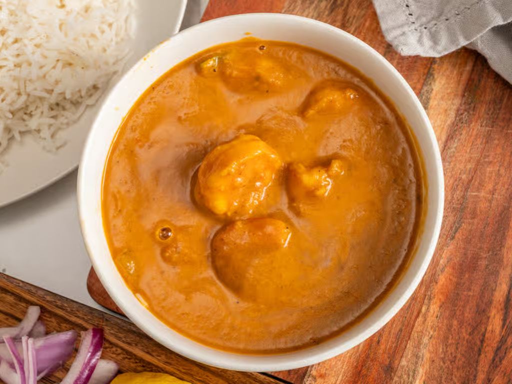 Shrimp Tikka Masala.