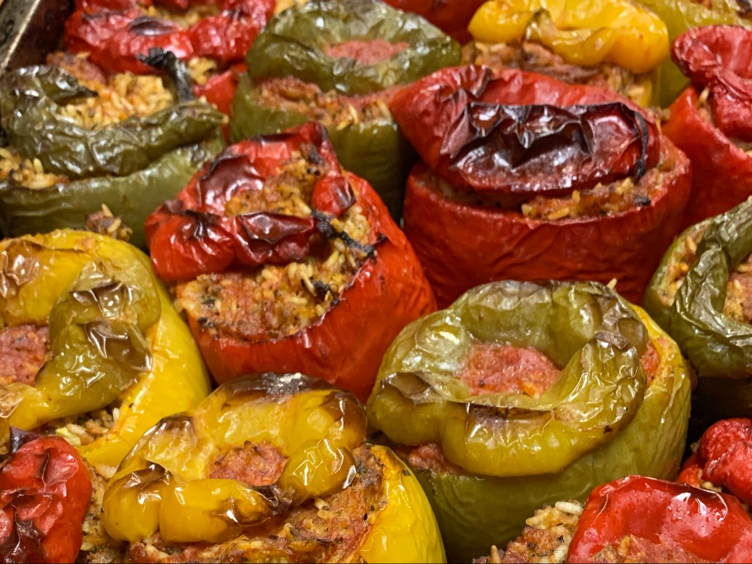 Stuffed Peppers (Half Tray) Gemista.