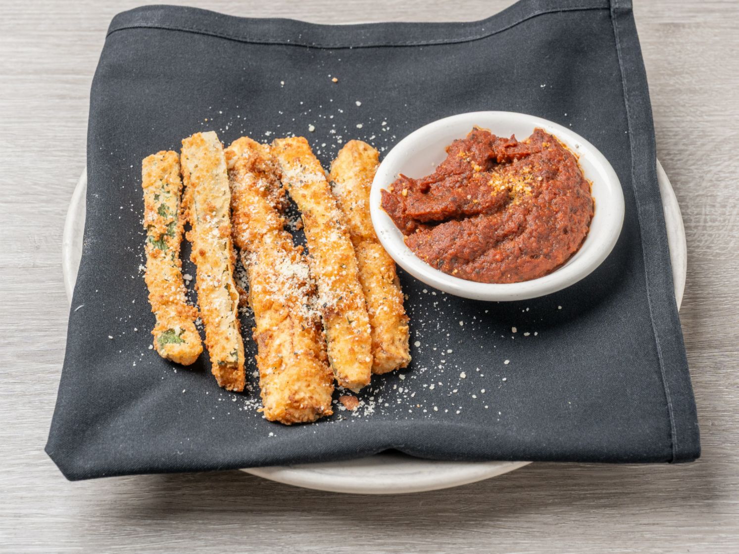 Fried Zucchini Spears.