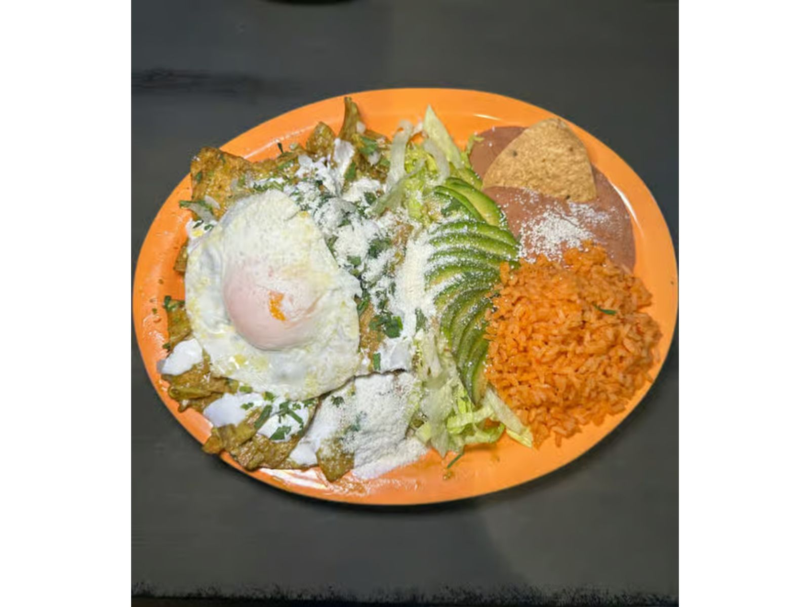 Chilaquiles Plate.