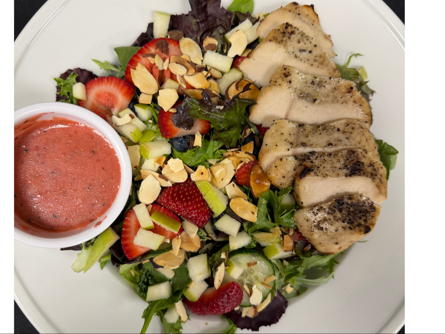 Mixed Berry Almond Chicken.