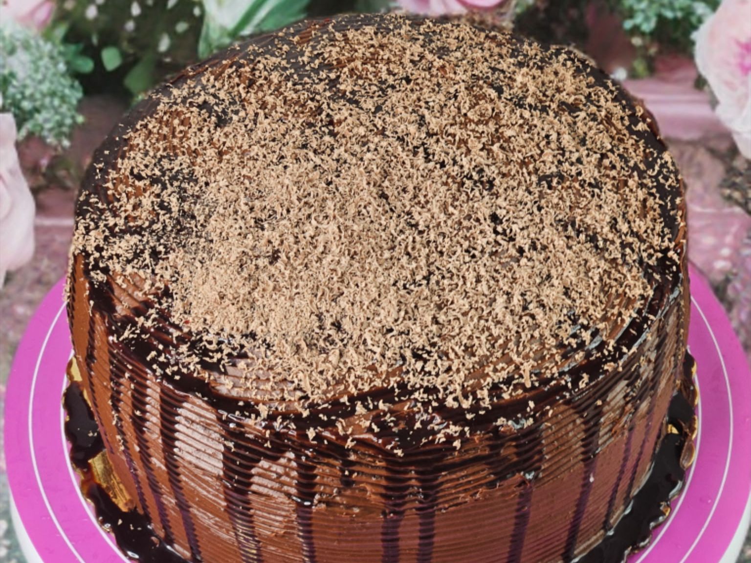 Chocolate Chocolate Cake.