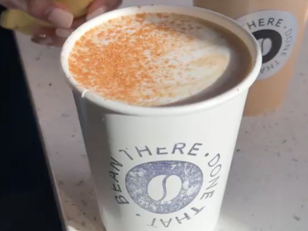 Banana Caramel Latte.