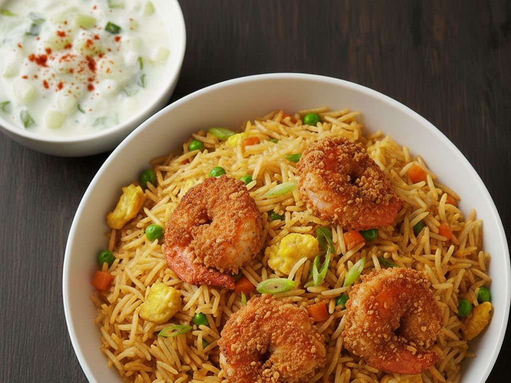 Shrimp Fried Rice (DF, NF).