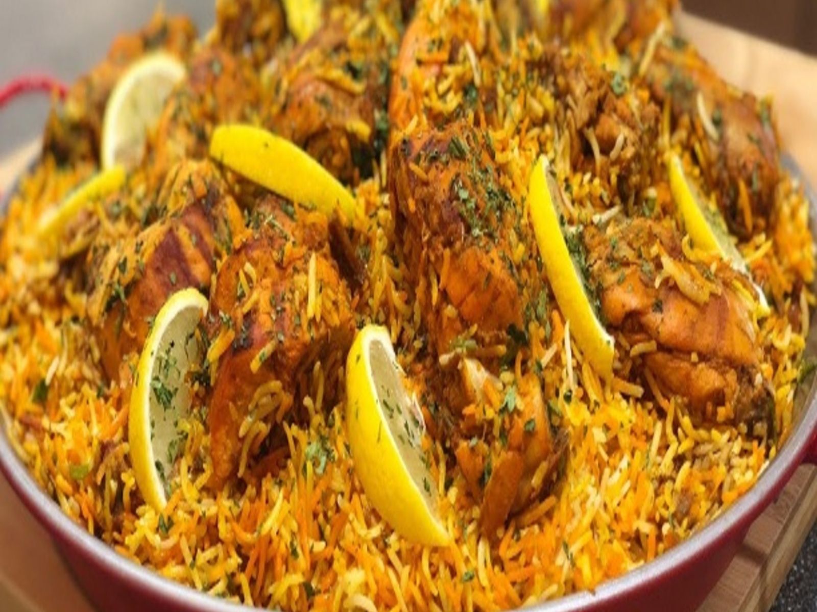 Chicken Tikka Biryani { Starts From 12pm }.