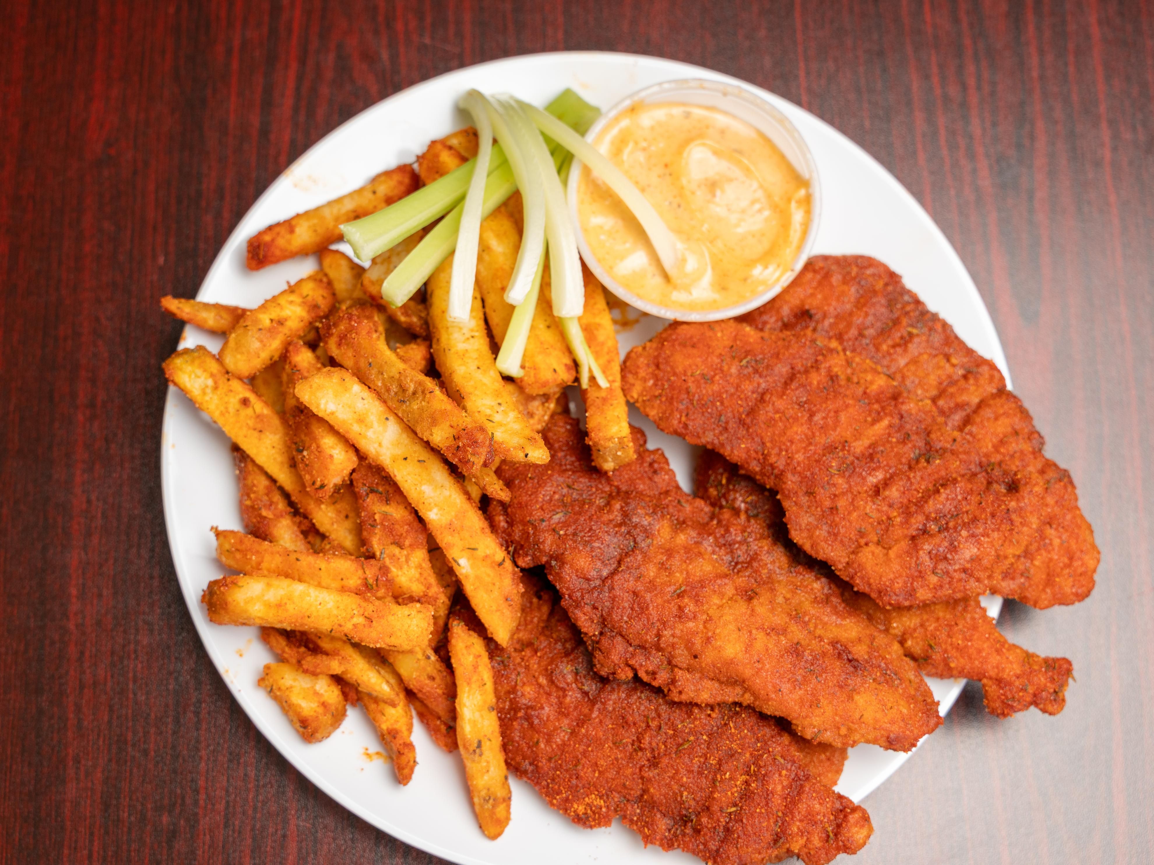 Nashville Hot Chicken Finger Platter - O