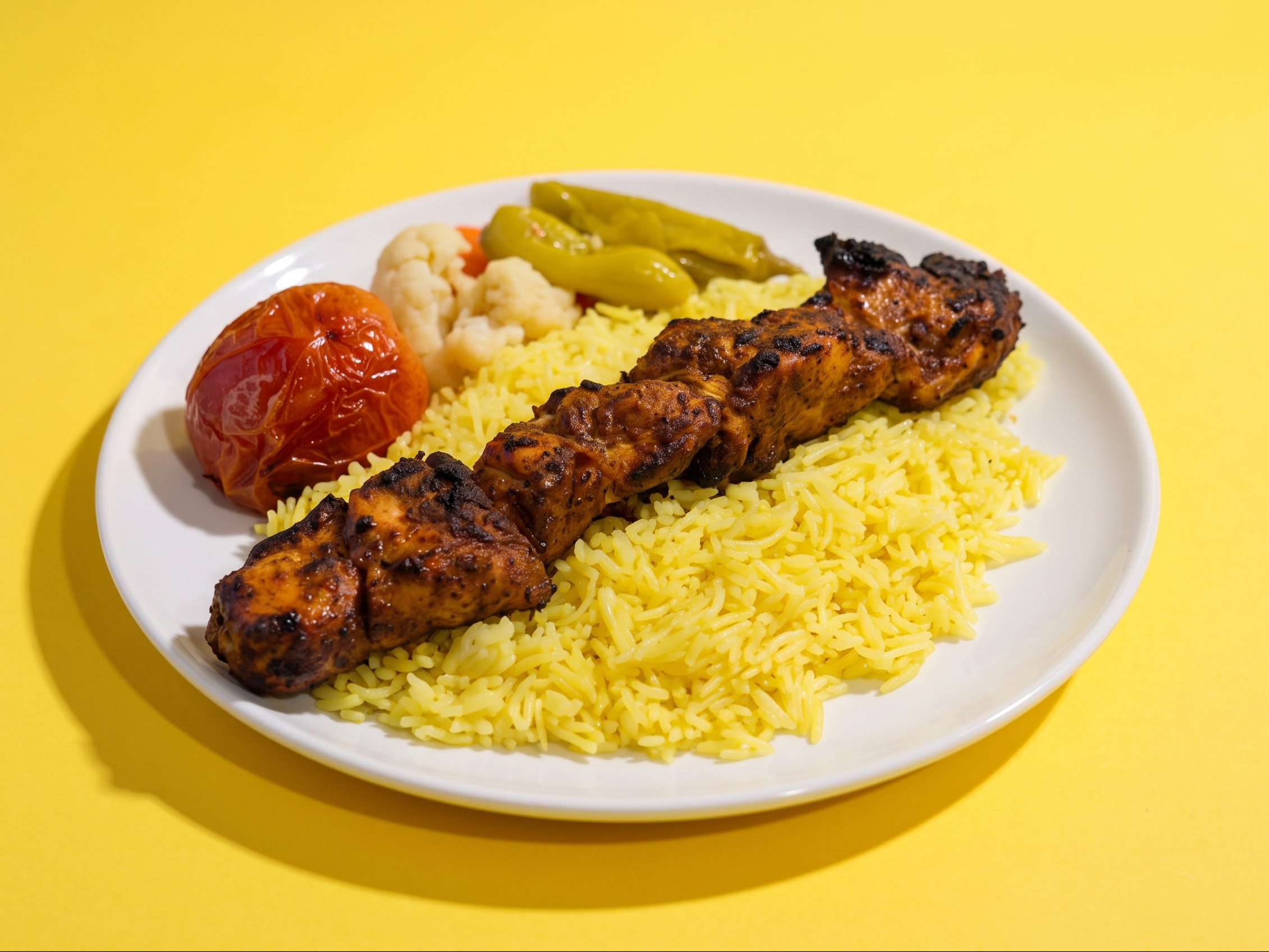 Chicken Afrique Plate.