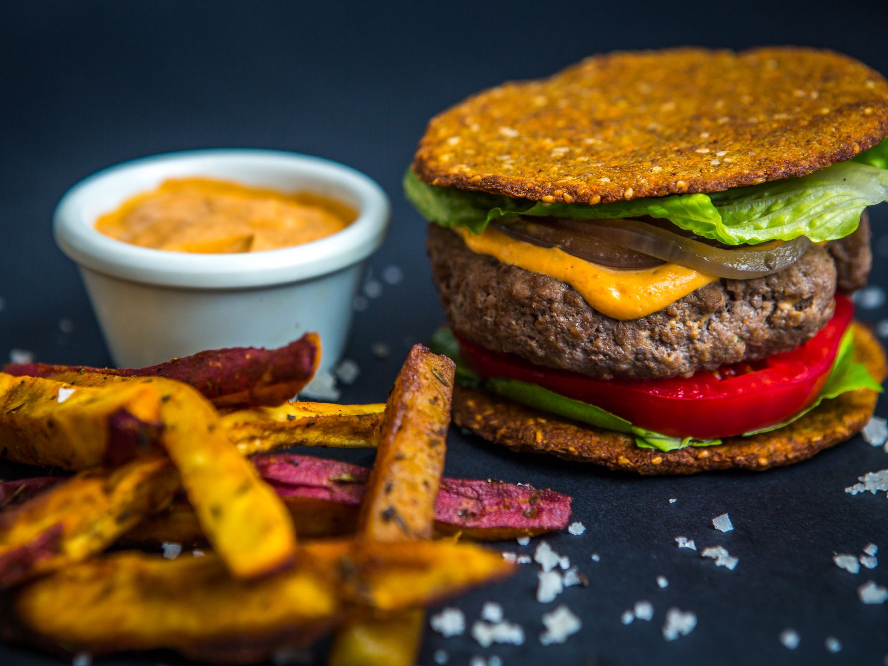 Bison Burger.