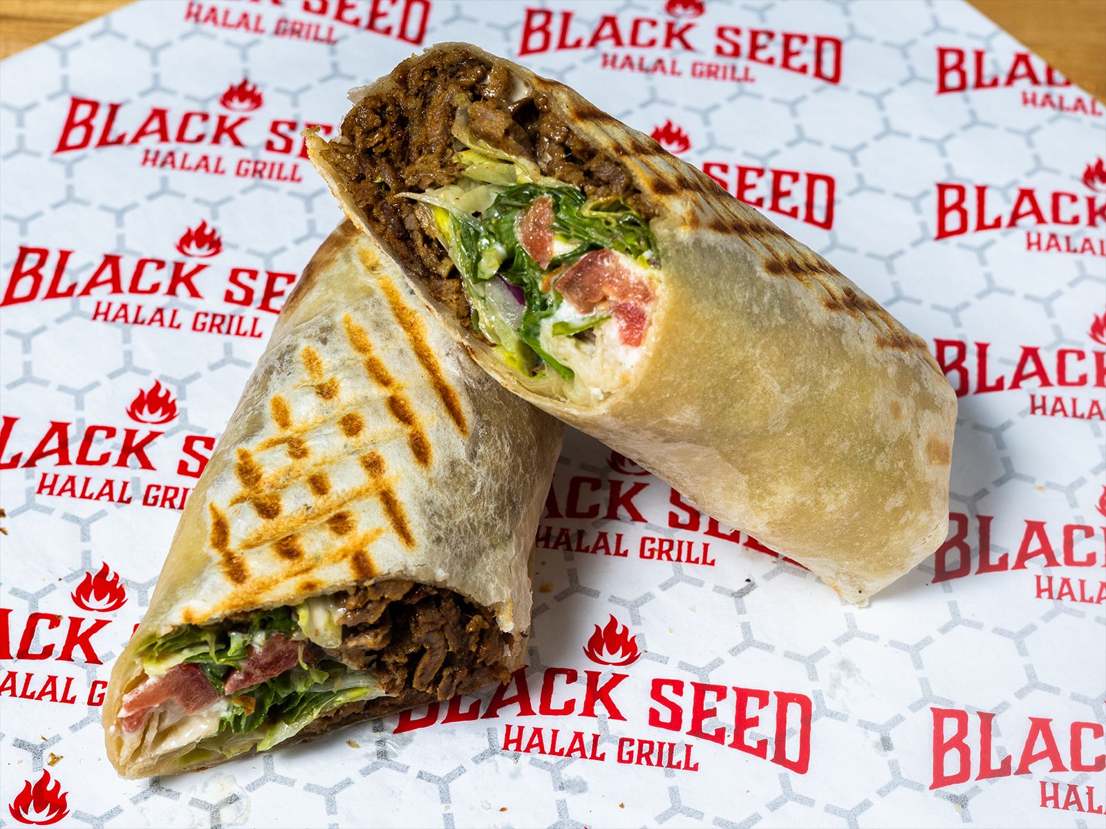Beef Shawarma Wrap.