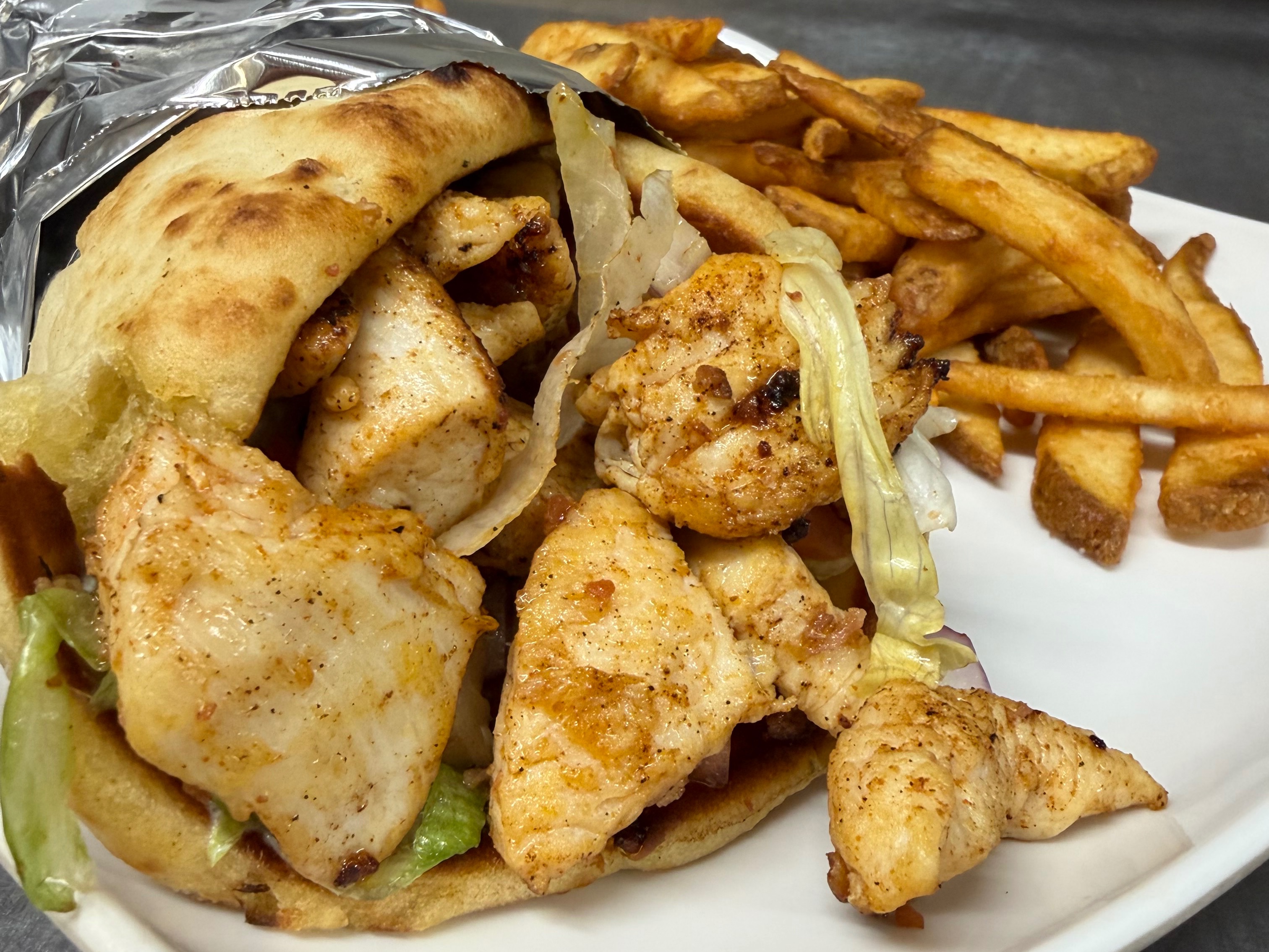 Regular Chicken Wrap.