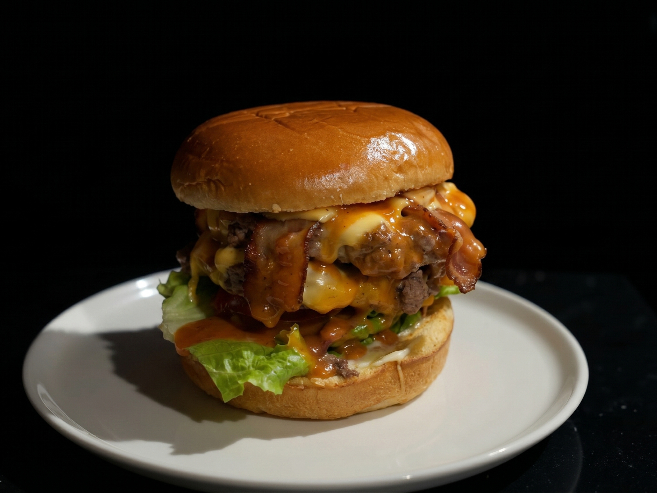 Indulge in Our Bacon Cheese Burger