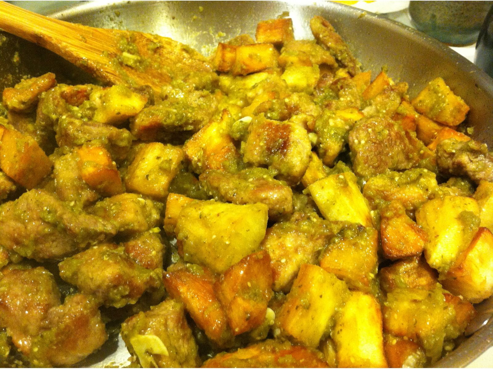Fried Pork Belly W/ Yucca.