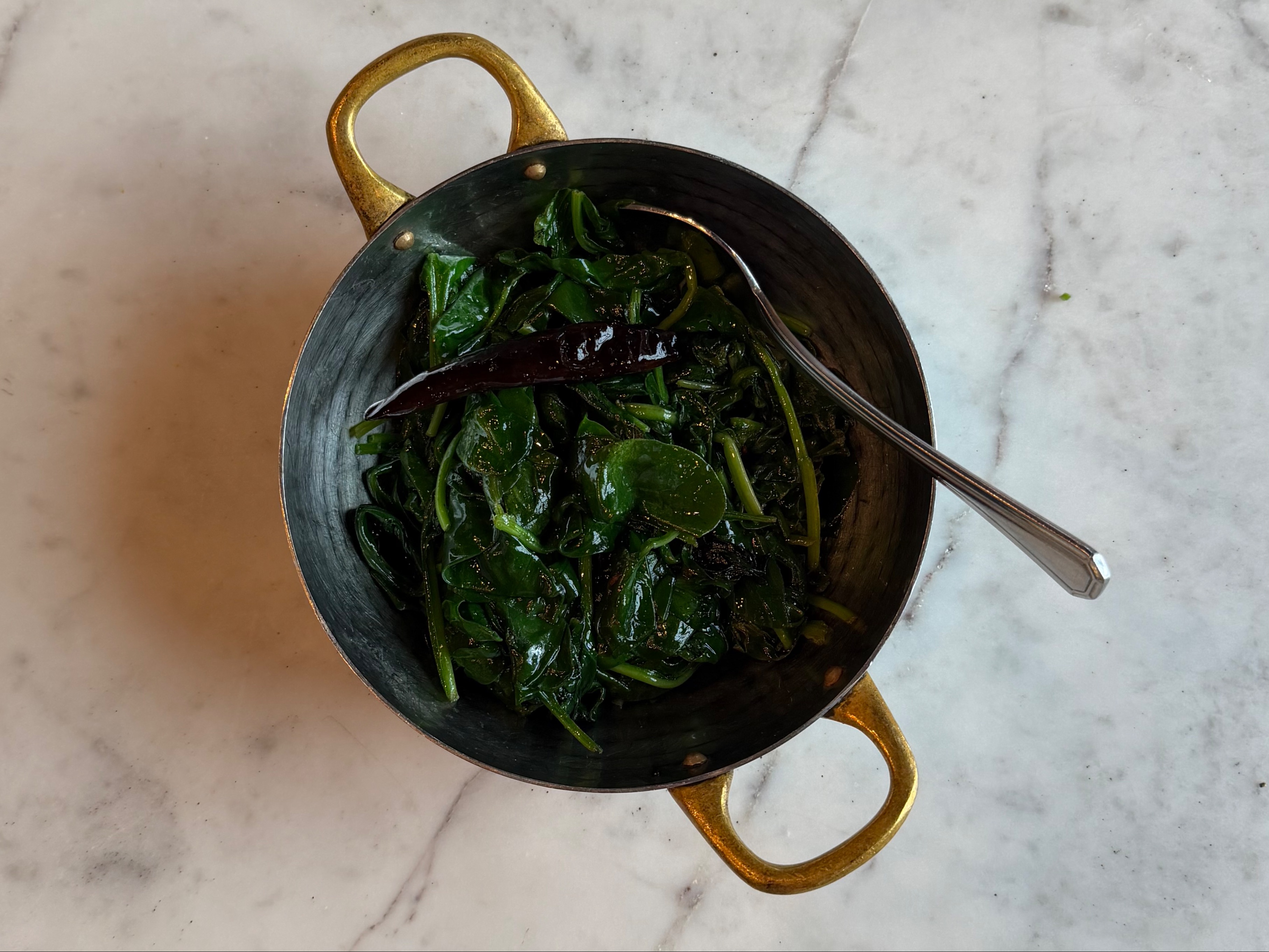 Sautee Spinach.