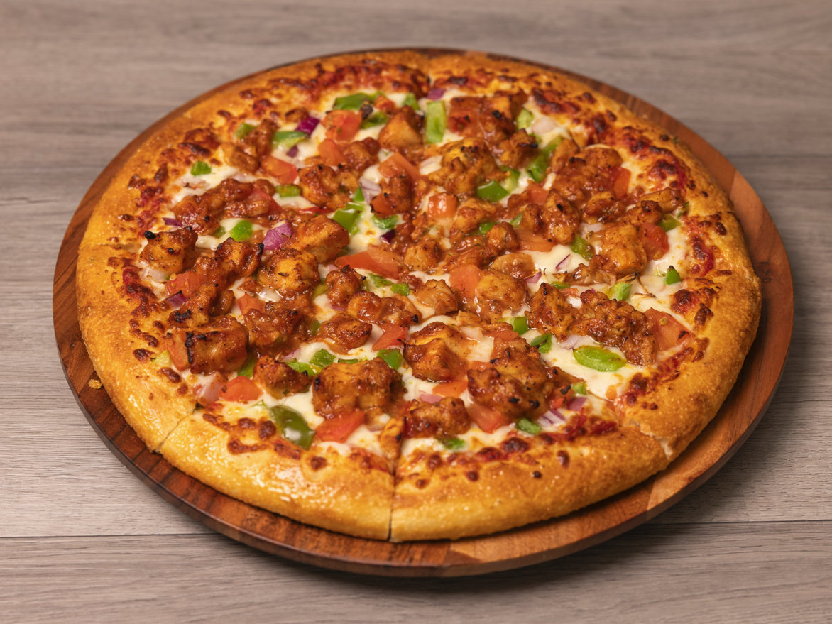 Halal BBQ Chicken Pizza
