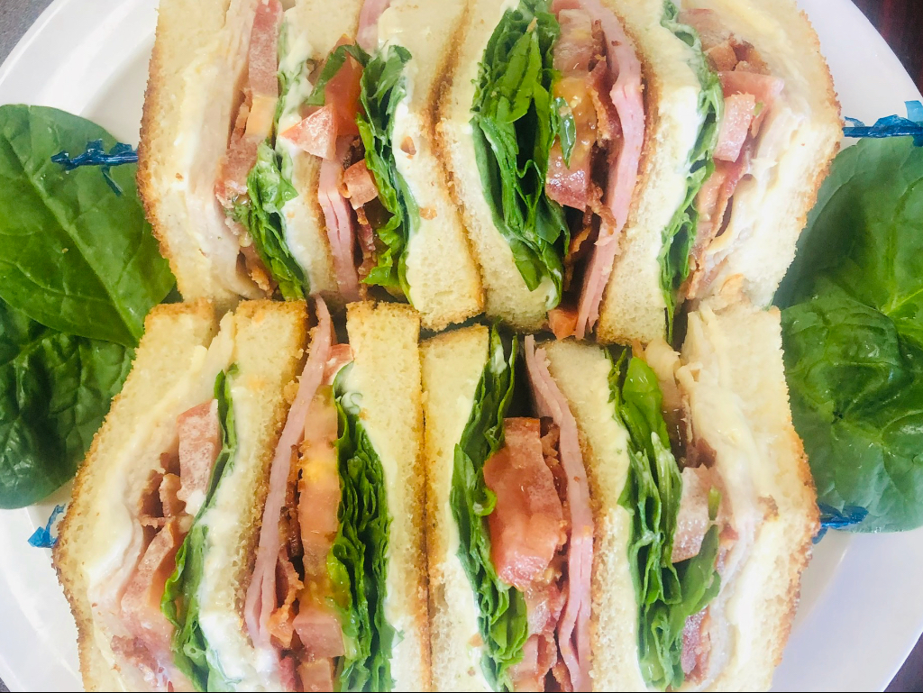 Grilled Club Sandwich.