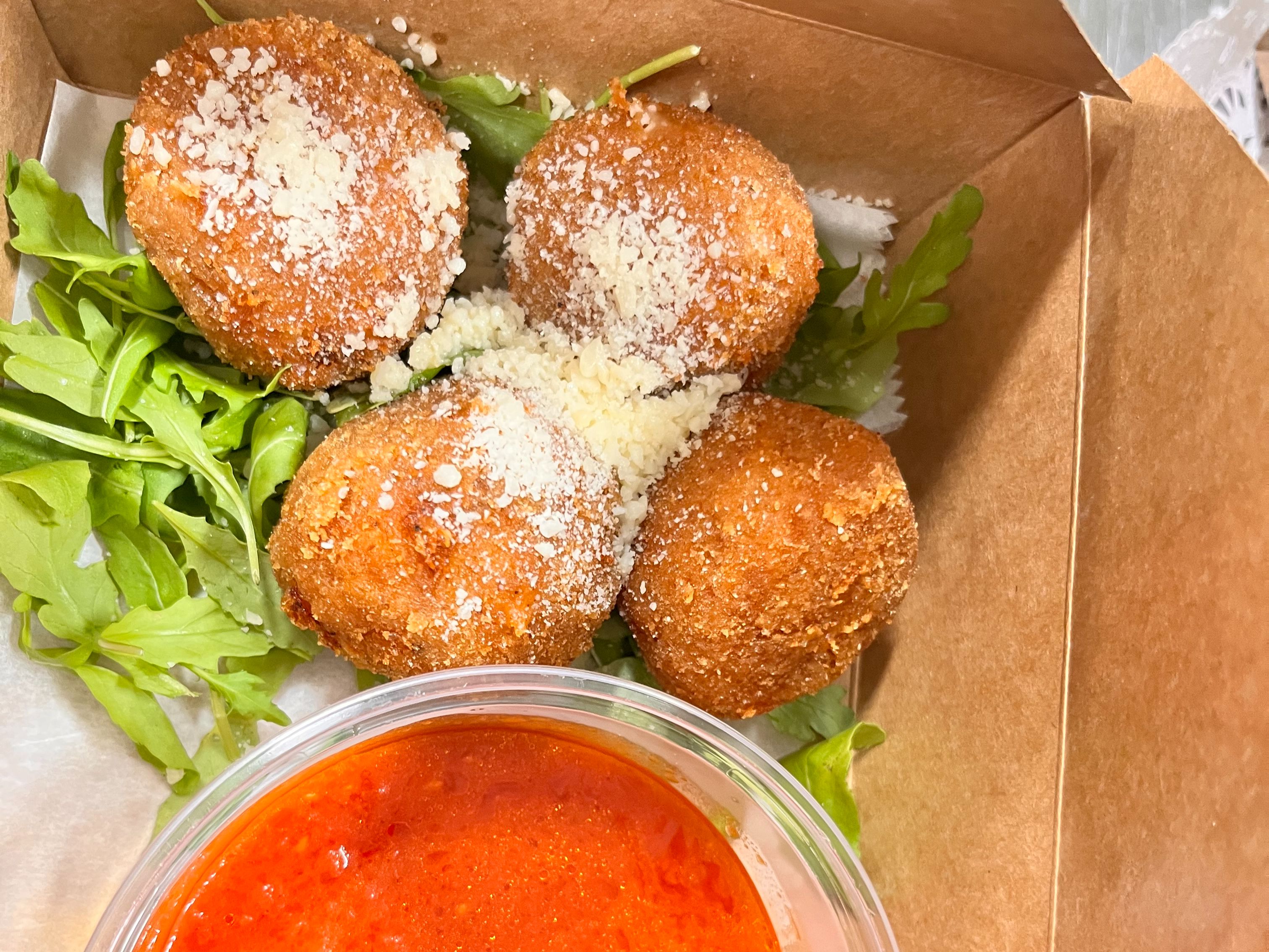 Arancini Bolognese.