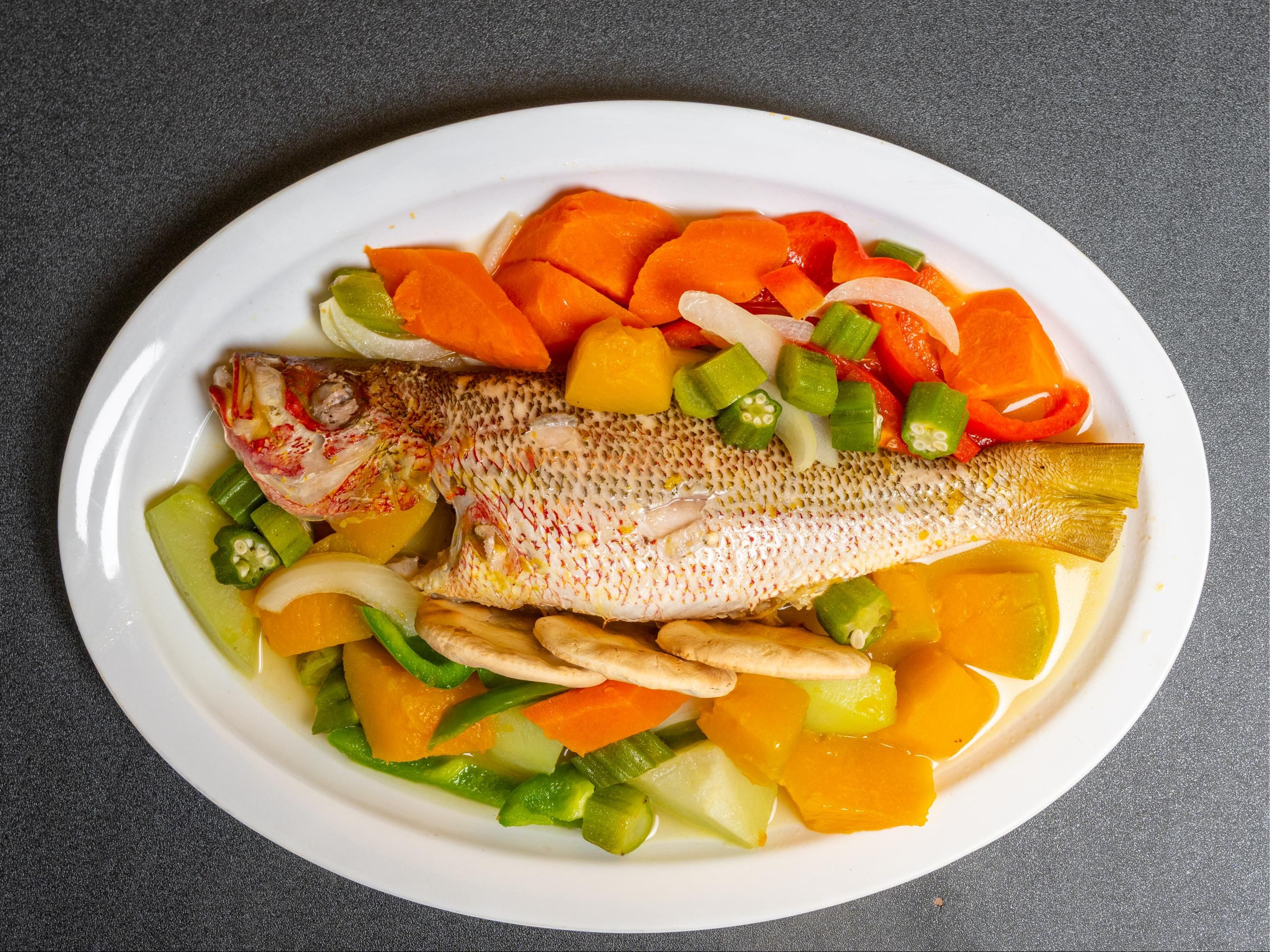 Steamed Snapper