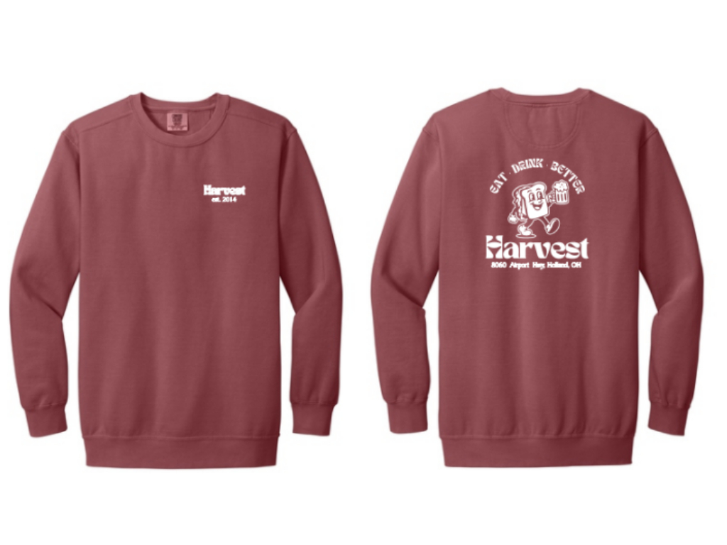 Harvest Threads CC Crewneck - Crimson.