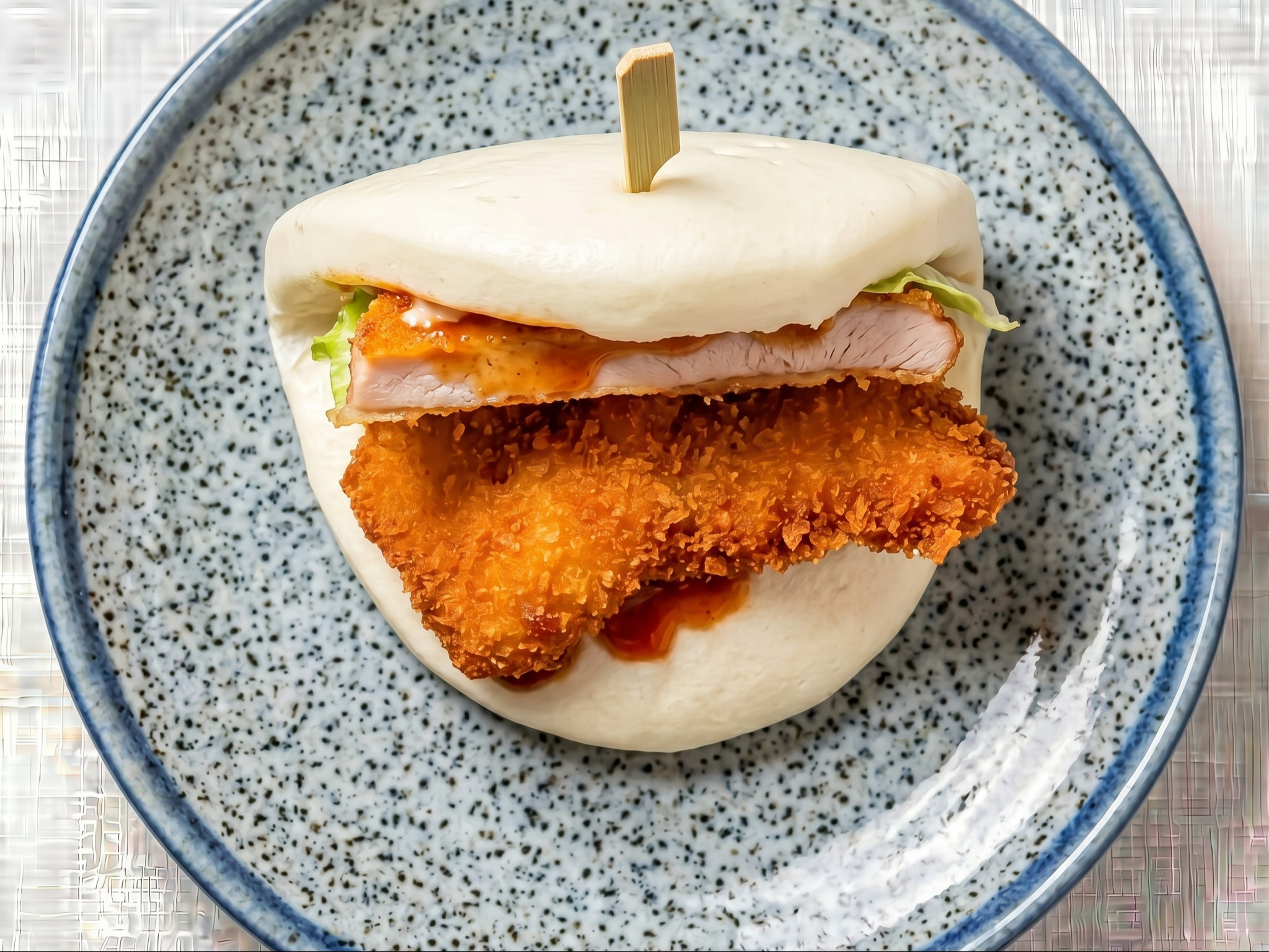 Fried Chicken Bun.