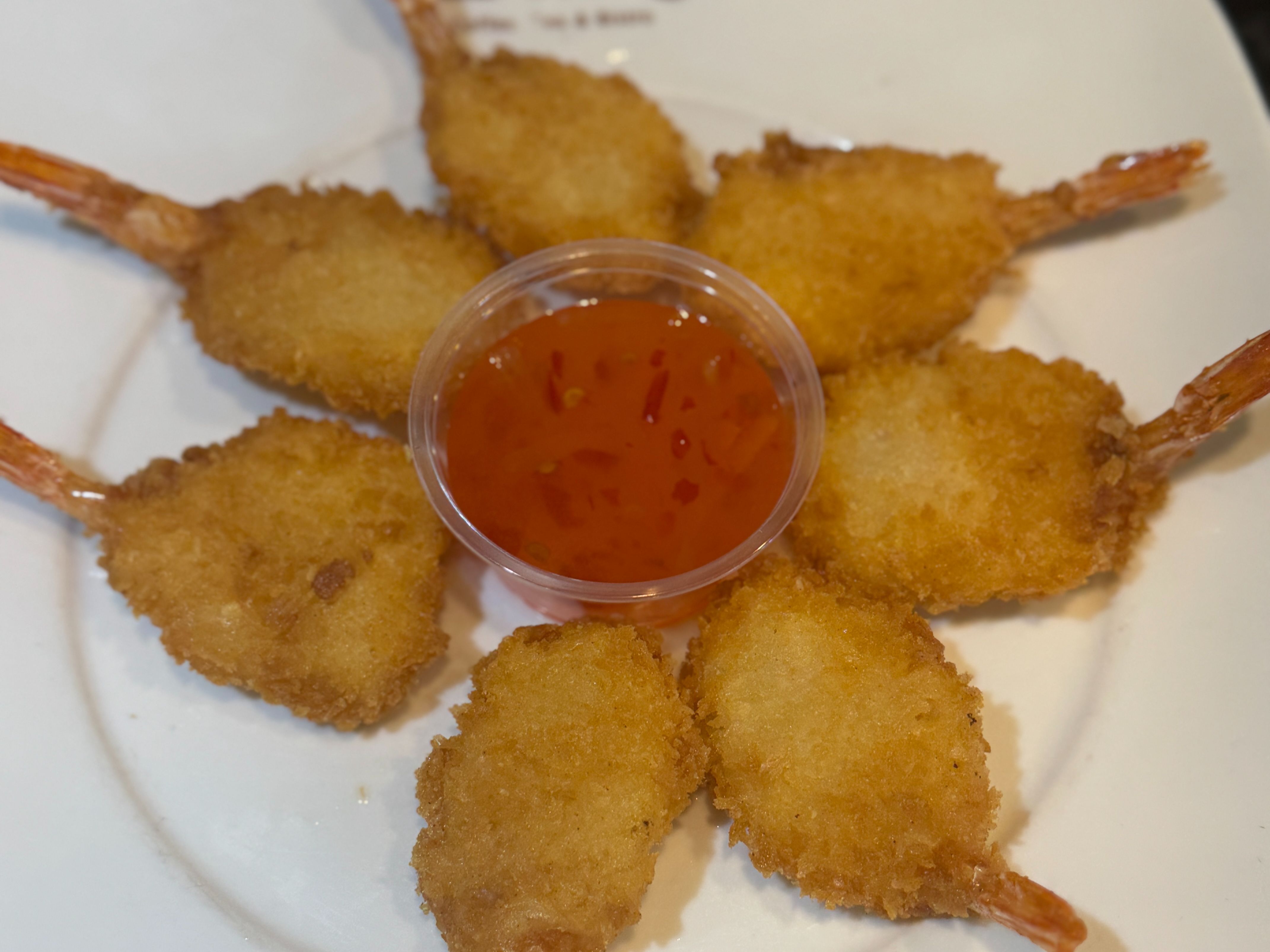 Crispy Butterfly Shrimp.