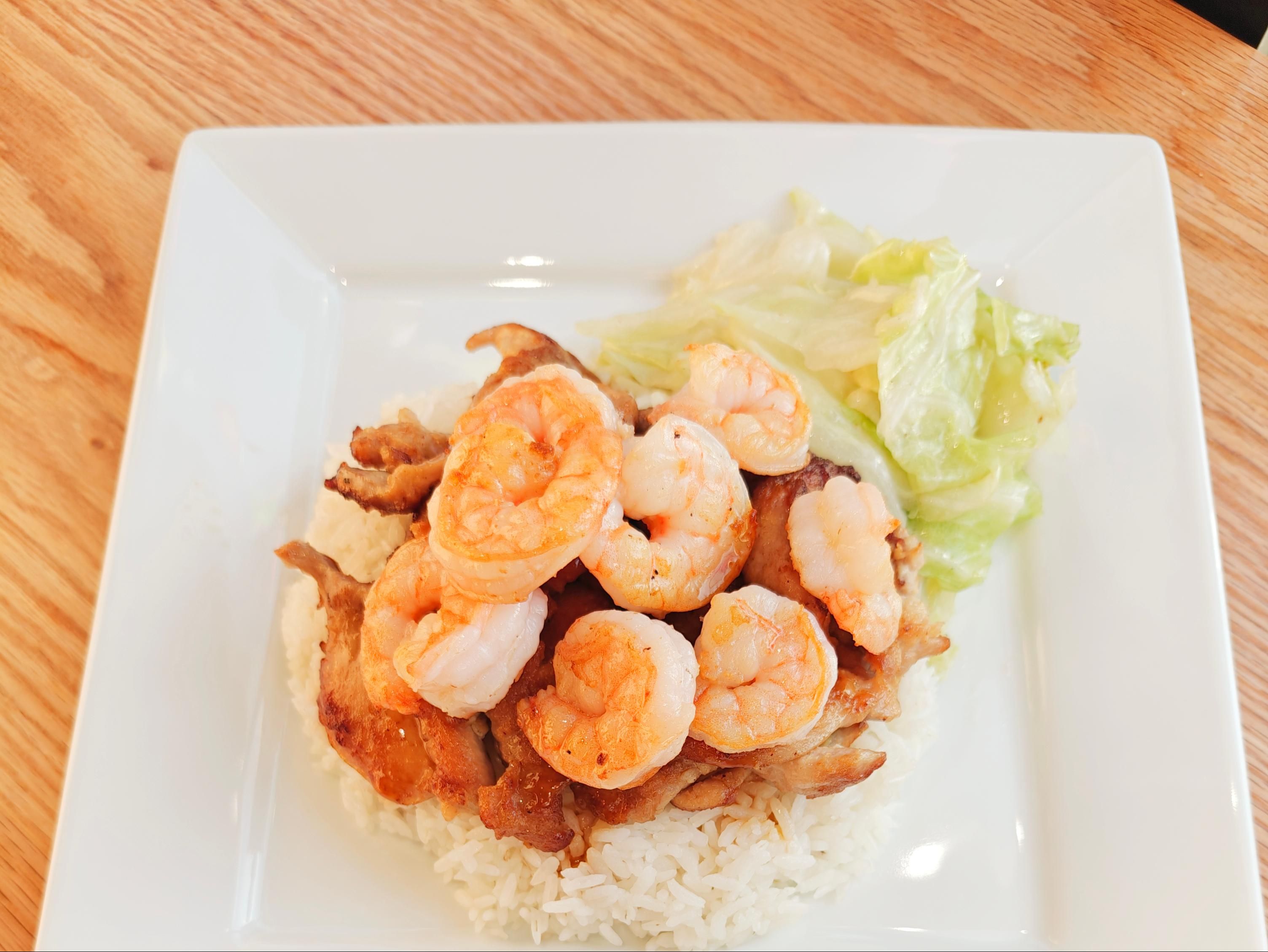 CHICKEN & SHRIMP.