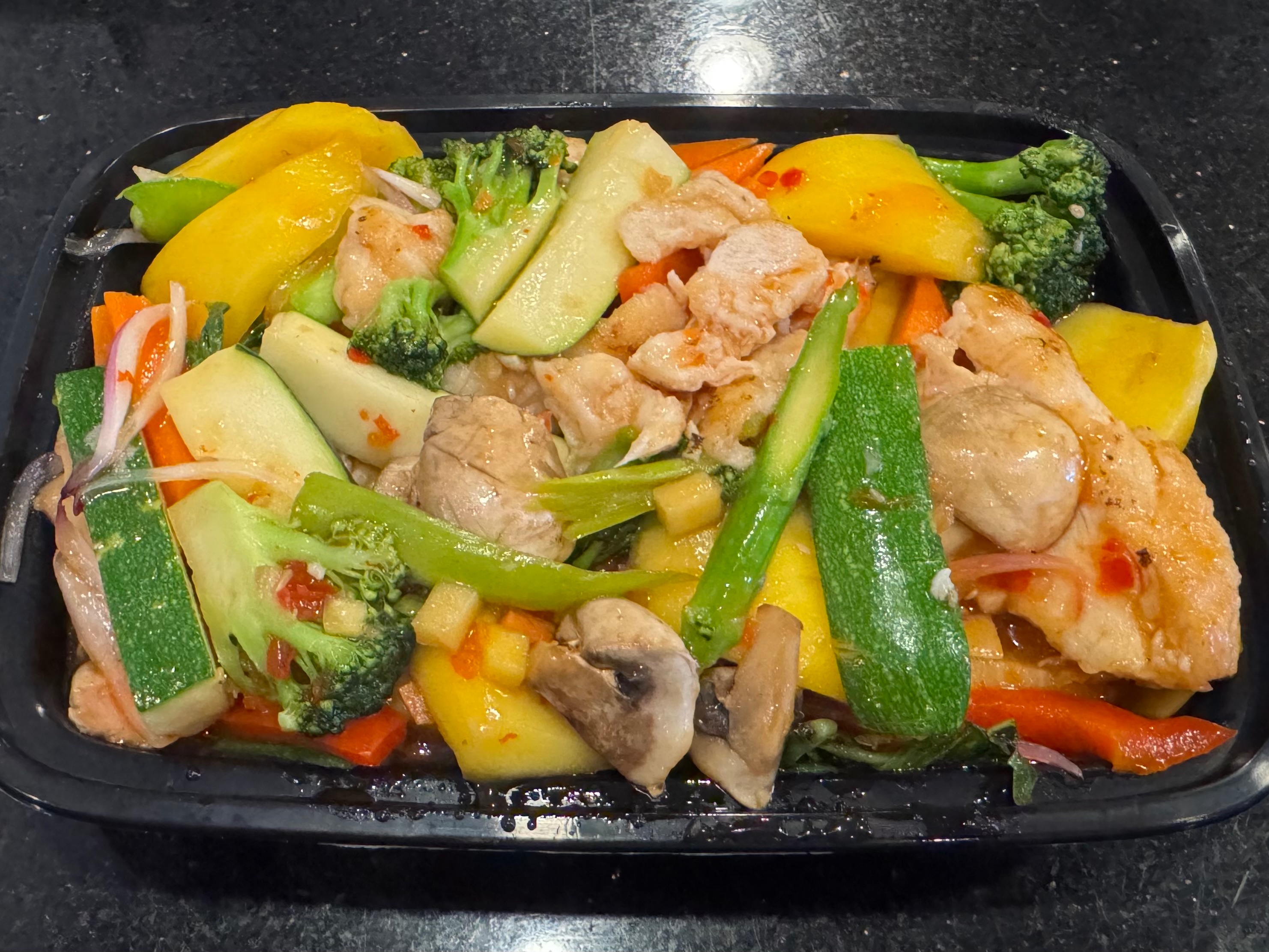 Asian Mango Chicken.