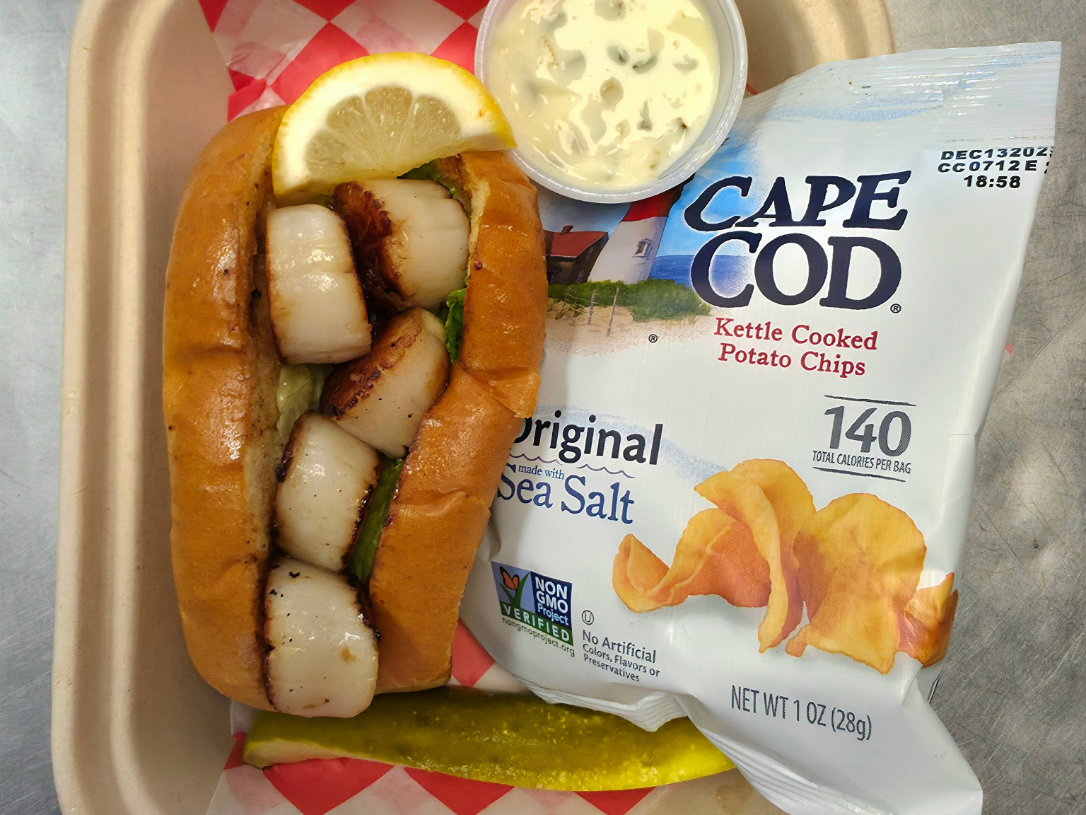 Scallop Roll.