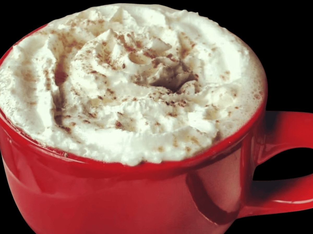 Chocolate Peanut-Butter Hot Chocolate.