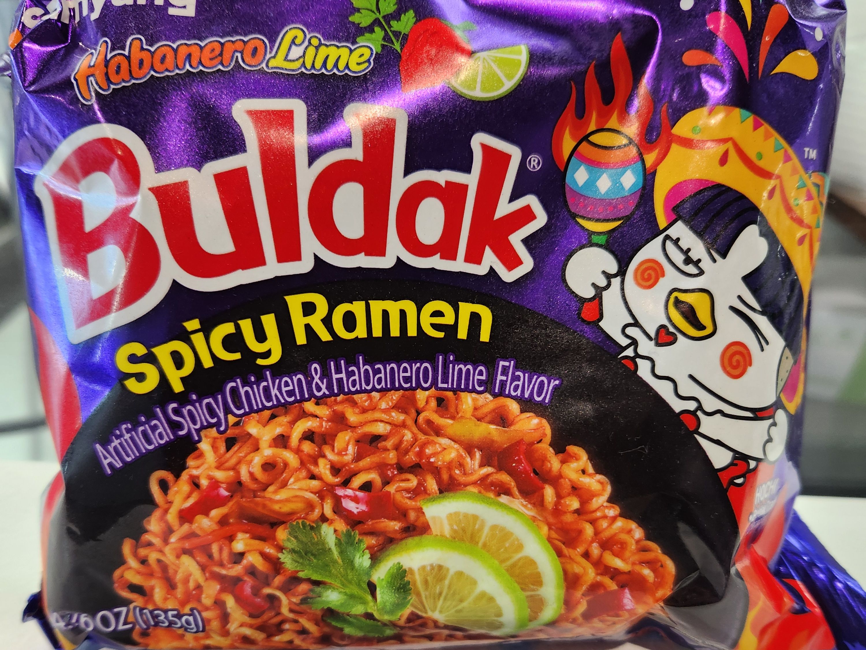 Buldak Habanero Lime.