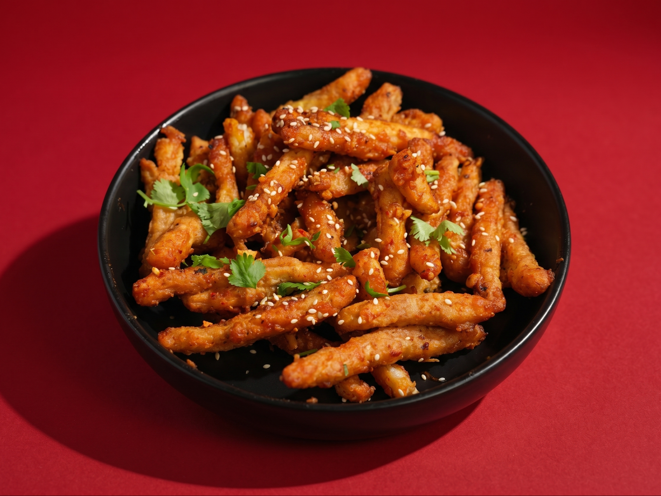Special Chili Garlic Fries.