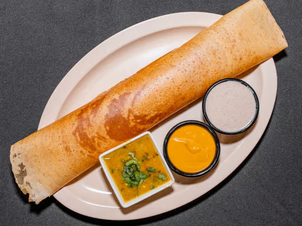 Savor our masala dosa